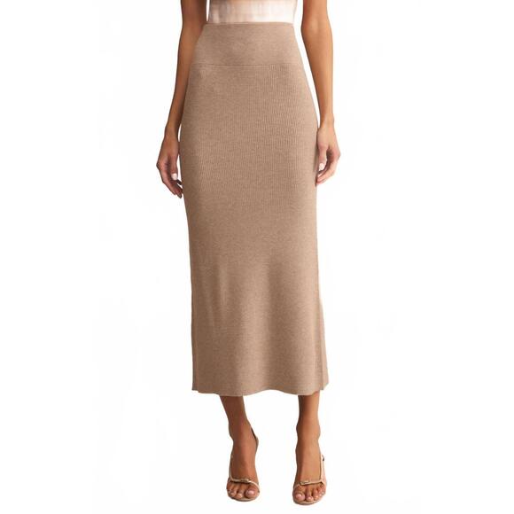 Z SUPPLY Dresses & Skirts - NEW Z SUPPLY eloise sweater skirt in beige
